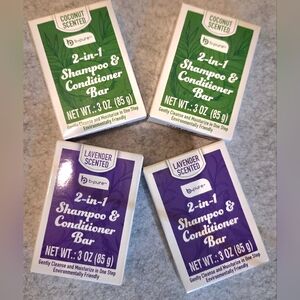 B.Pure 2-in-2 Shampoo & Conditioner Bar (3oz) Bundle-Pack of 4